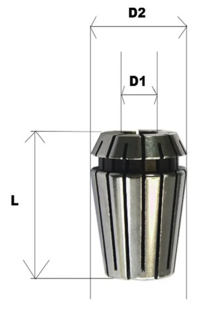 ER Collet | High Precision ER11 / ER16 / ER20 / ER25 / ER32 12 ER Collect Mechanical Specification EverSource